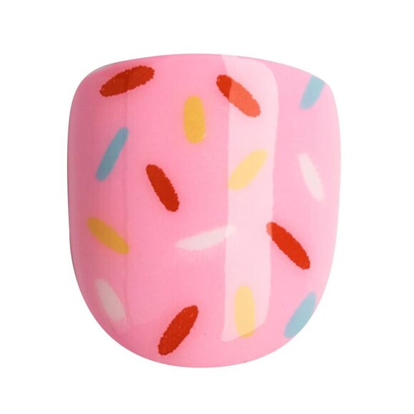 No Glue Mani Press On Nails, Mini Press-On Manicure for Kids, 'Super Duper', Pin - Picture 3 of 11